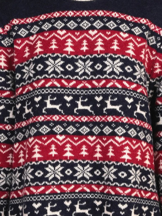 Christmas Reversible Alpaca Sweater