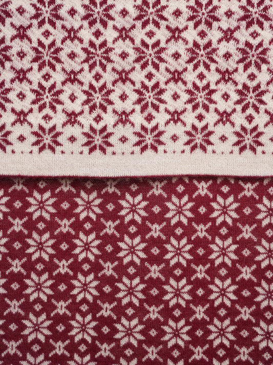 Baby Alpaca Christmas Scarf