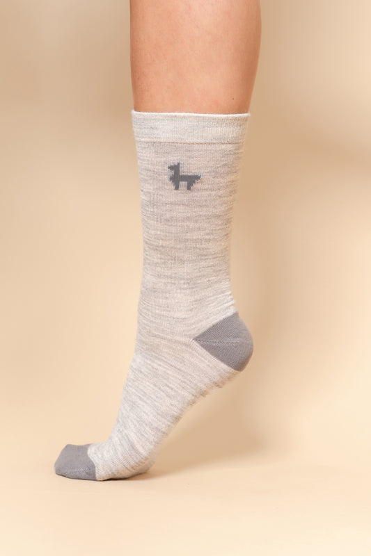 BABY ALPACA KNITTED SOCKS
