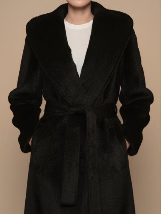 LONG BELTED COAT