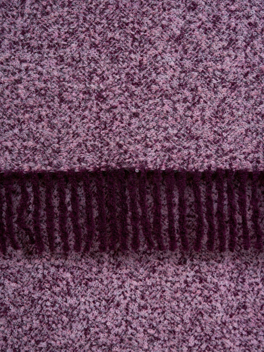 BICOLOR BOUCLE THROW