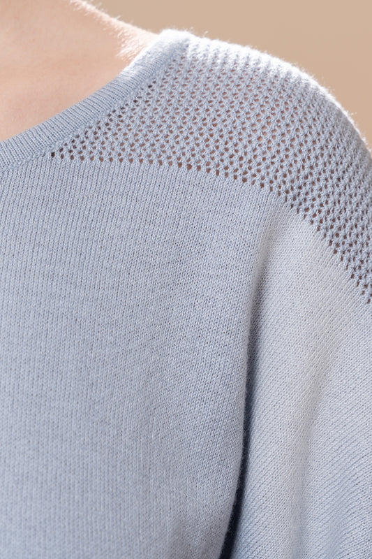 WOMEN'S 3/4 SLEEVE KNIT SWEATER