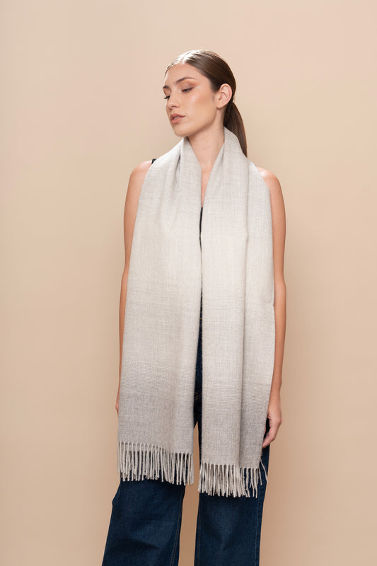 UNDYED OMBRE SHAWL