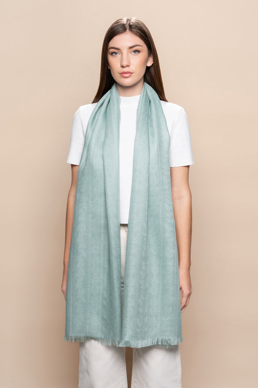 TRAFORATTO JACQUARD SHAWL