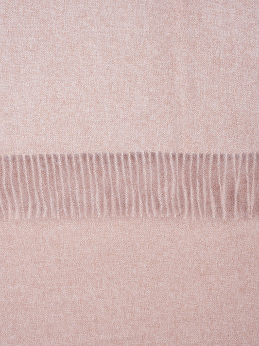 ALPACA CLASSIC ECO THROW WITH TWISTED FRINGES