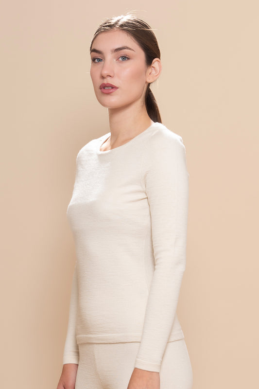 LADIES’ BABY ALPACA-SILK THERMAL BASE LAYER SET